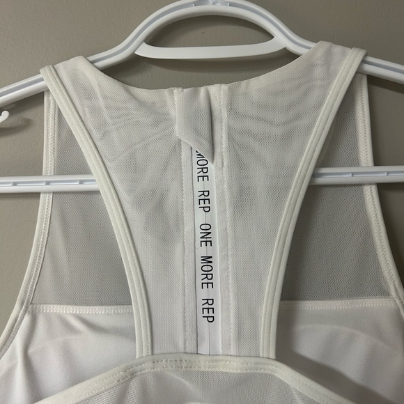Zyia One More Rep White Sports Bra - Picture 3 of 4